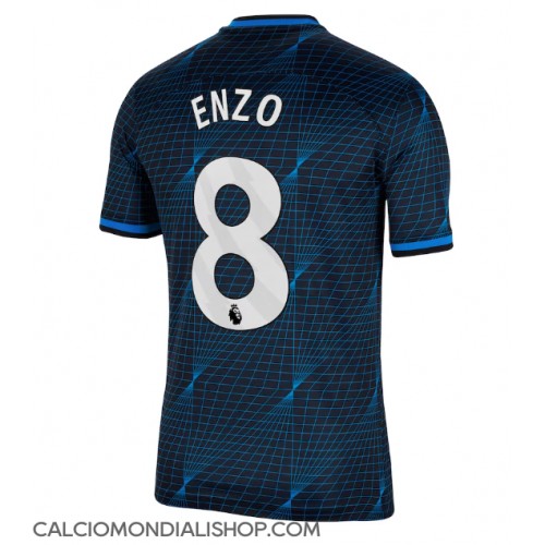 Maglie da calcio Chelsea Enzo Fernandez #8 Seconda Maglia 2023-24 Manica Corta